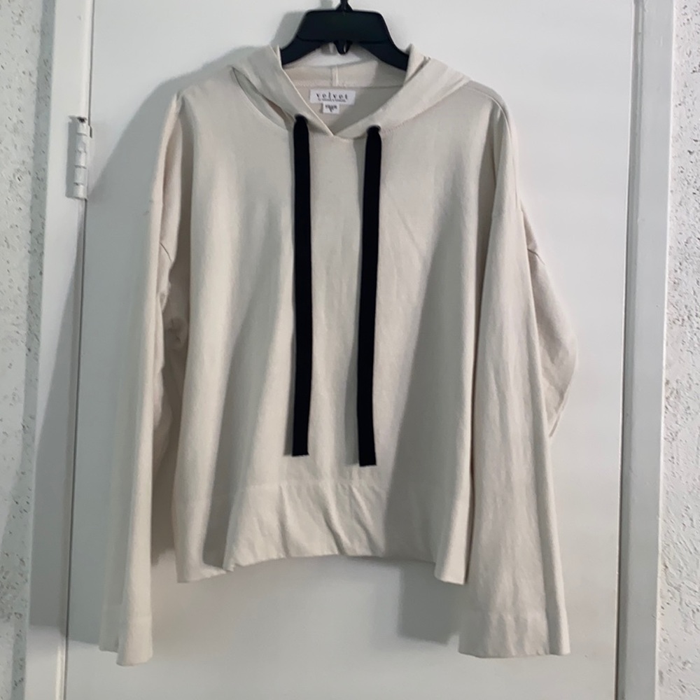Velvet sweatshirt